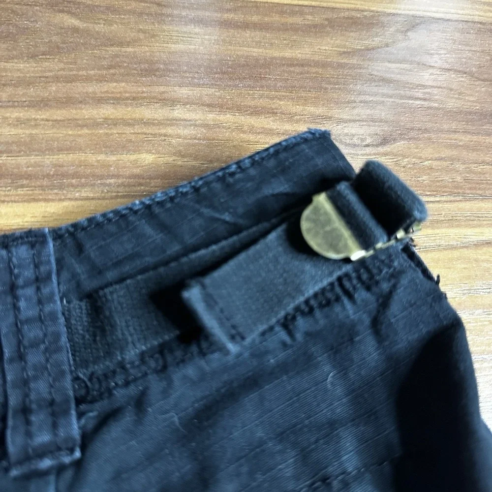 Vintage Y2K Polo Jeans Ralph Lauren Military Surplus Cargo Pants Men 36x30 Black